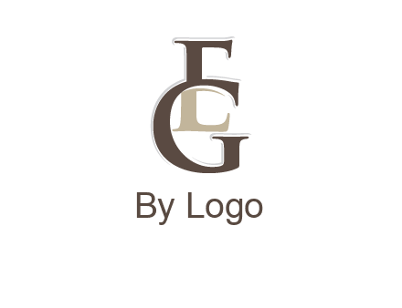letter G forming letter E