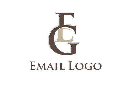letter G forming letter E