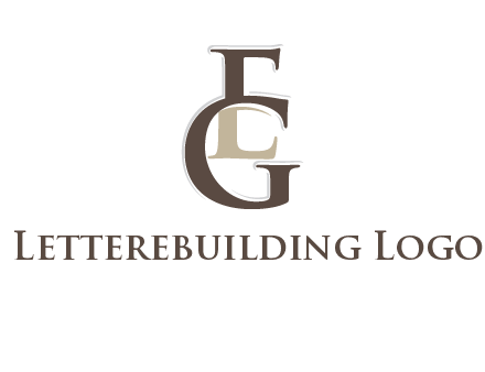 letter G forming letter E