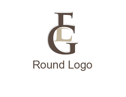 letter G forming letter E