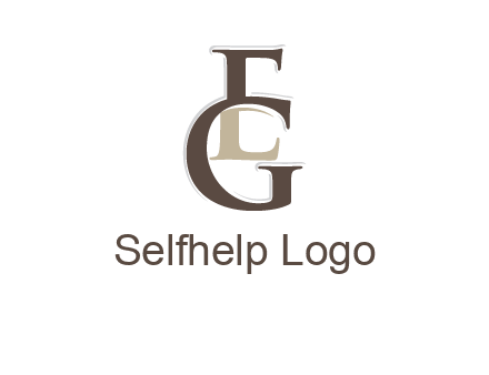 letter G forming letter E