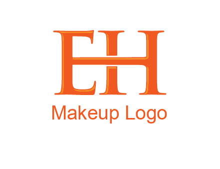letter E joined to letter H