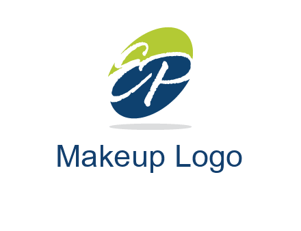 Letters EP are in a oval shape logo