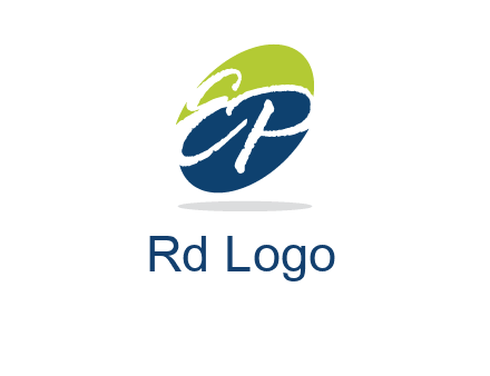Letters EP are in a oval shape logo