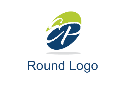 Letters EP are in a oval shape logo