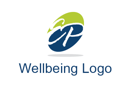 Letters EP are in a oval shape logo