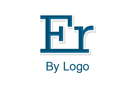letter E and letter R joined together