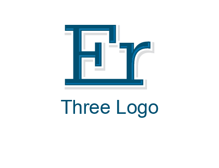 letter E and letter R joined together