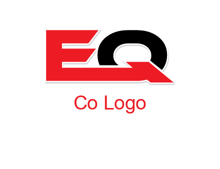 letter E and letter Q together