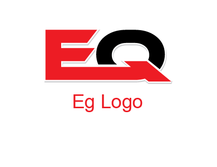 letter E and letter Q together