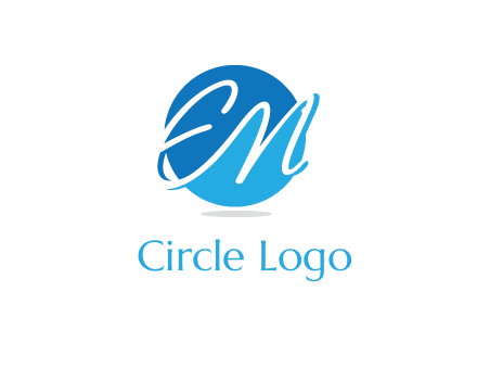 Letters EN are in a circle logo