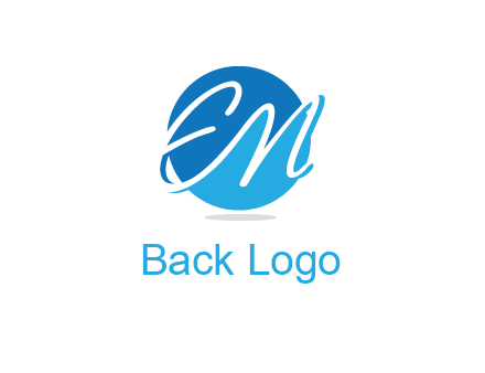 Letters EN are in a circle logo