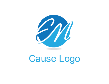 Letters EN are in a circle logo