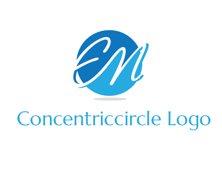Letters EN are in a circle logo