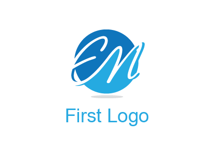 Letters EN are in a circle logo
