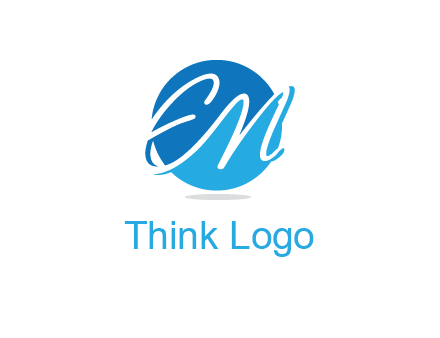 Letters EN are in a circle logo