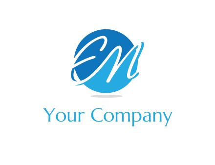 Letters EN are in a circle logo