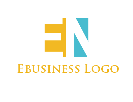 Letters EN are in square logo