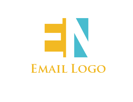 Letters EN are in square logo