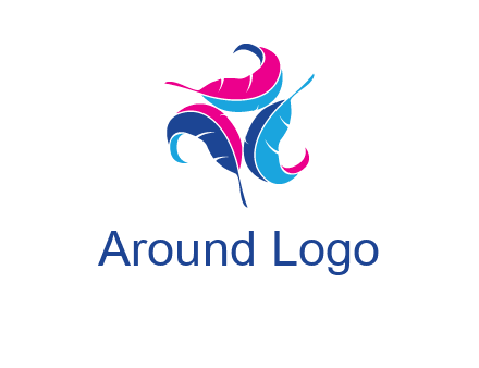 features in triangle formation publishing logo