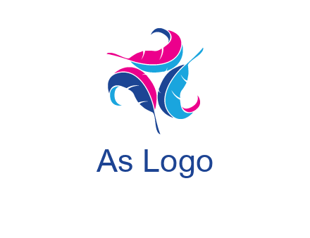 features in triangle formation publishing logo