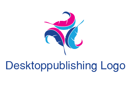 features in triangle formation publishing logo