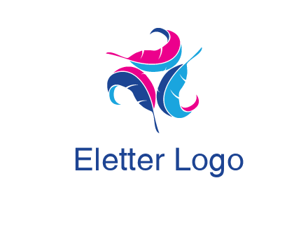 features in triangle formation publishing logo