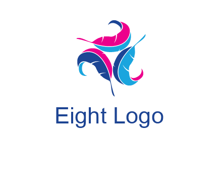 features in triangle formation publishing logo