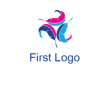 features in triangle formation publishing logo