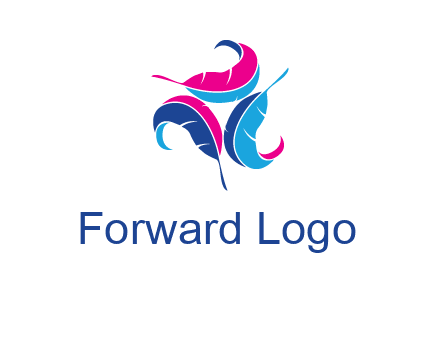 features in triangle formation publishing logo