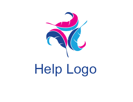 features in triangle formation publishing logo