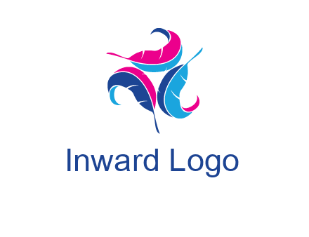 features in triangle formation publishing logo