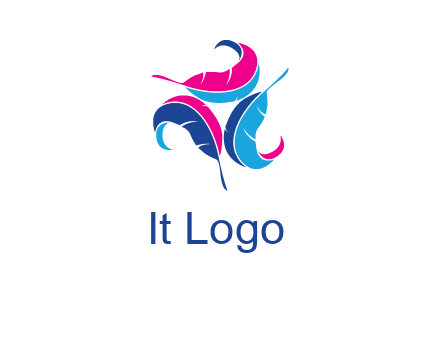 features in triangle formation publishing logo