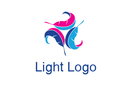 features in triangle formation publishing logo
