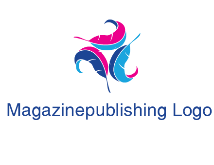 features in triangle formation publishing logo