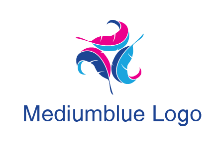 features in triangle formation publishing logo