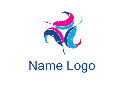 features in triangle formation publishing logo