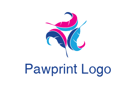 features in triangle formation publishing logo