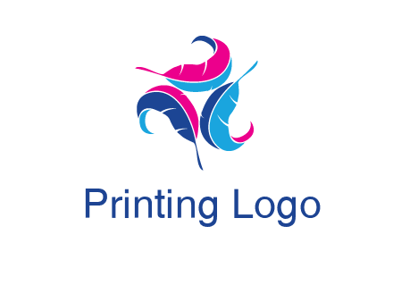 features in triangle formation publishing logo