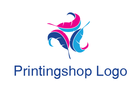 features in triangle formation publishing logo