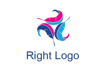 features in triangle formation publishing logo