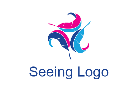 features in triangle formation publishing logo