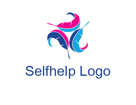 features in triangle formation publishing logo