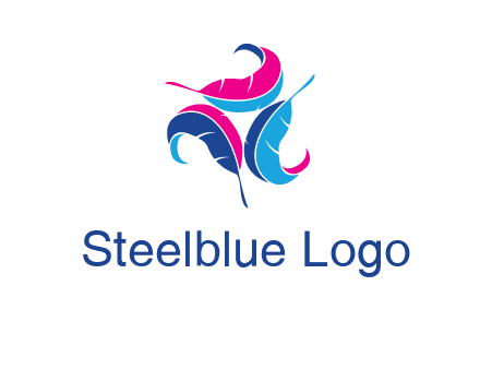 features in triangle formation publishing logo