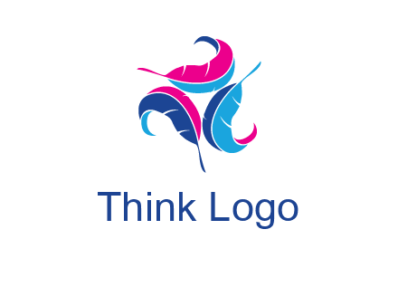 features in triangle formation publishing logo