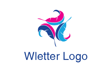 features in triangle formation publishing logo