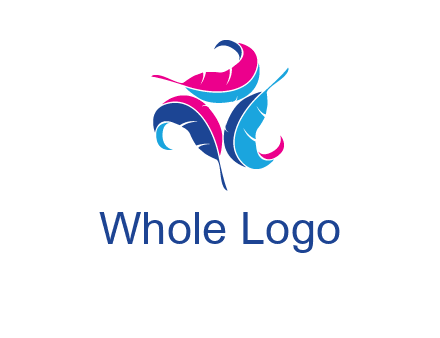 features in triangle formation publishing logo