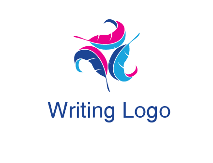 features in triangle formation publishing logo