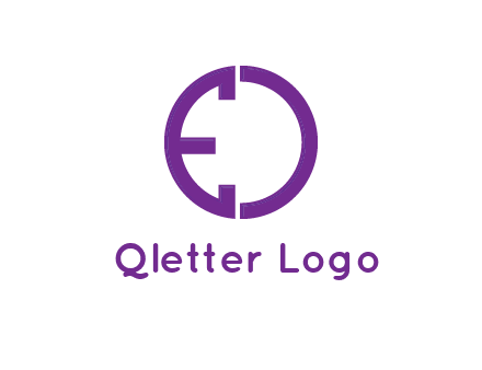 letter E forming in letter O