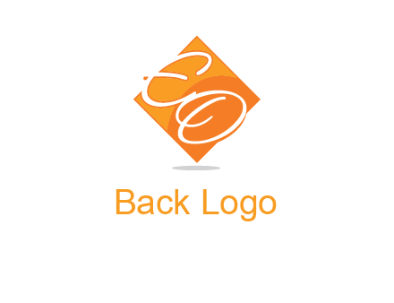 Letters EO are in Diamond logo
